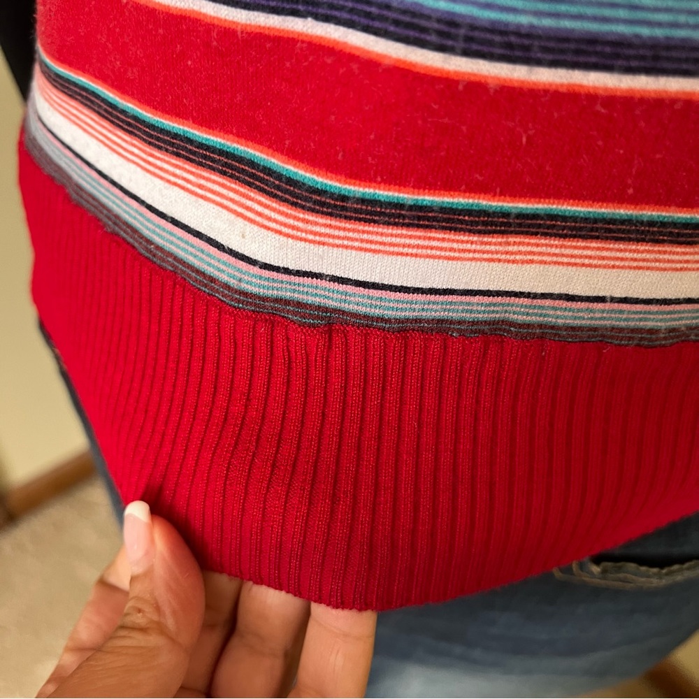 Red White & Blue Striped Knit Vest from Greece - Picture 9 of 12